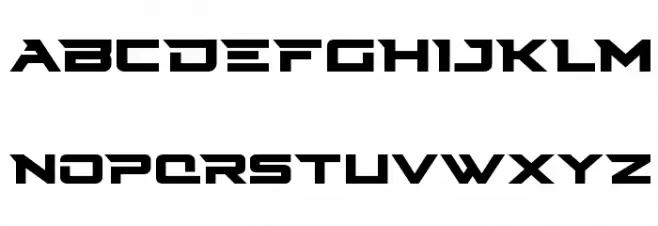 Cyberdyne Шрифта ВЕРХНИЙ