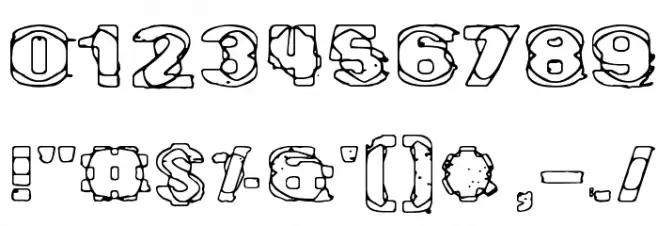 Cybereye Font OTHER CHARS