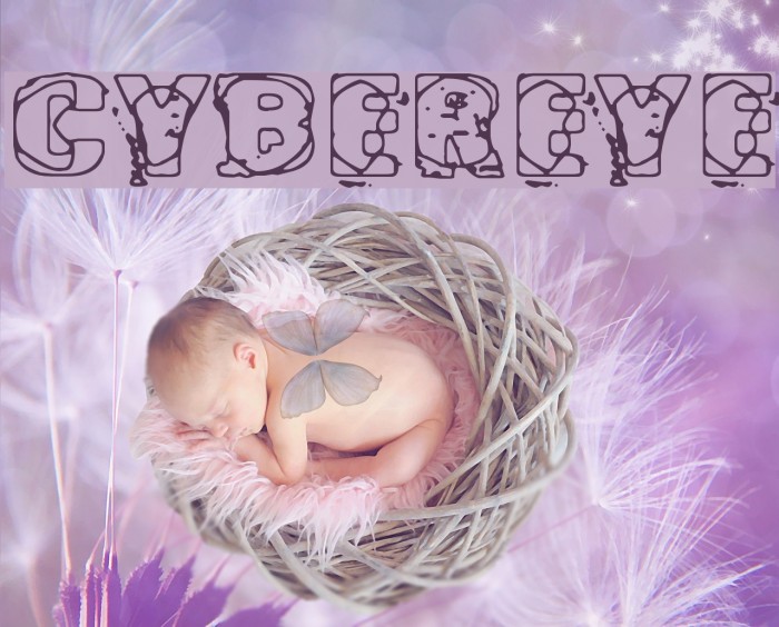 Cybereye Font examples