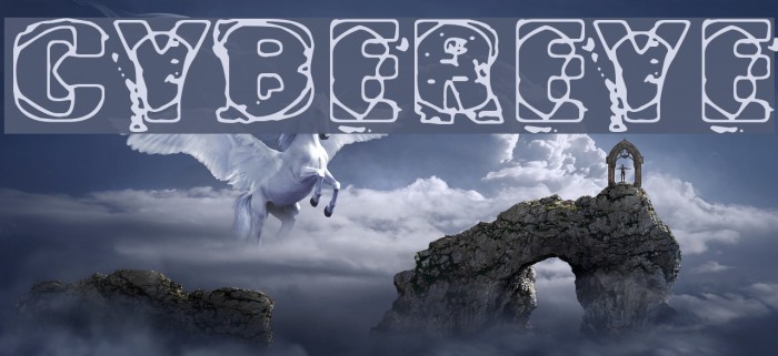 Cybereye Font examples