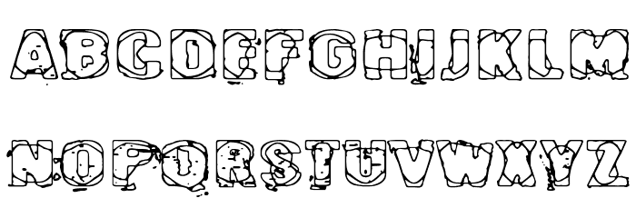 Cybereye Font LOWERCASE
