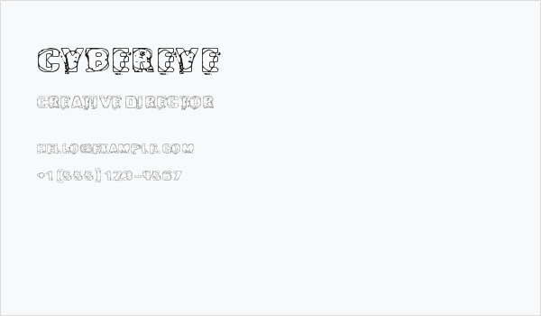 Cybereye Business Card