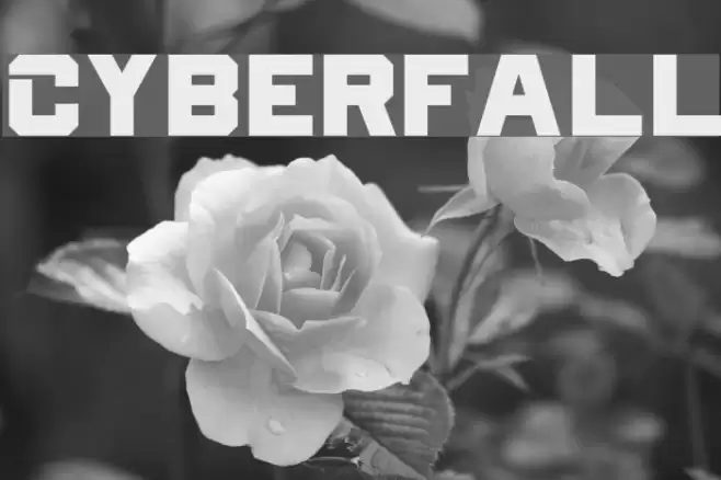 Cyberfall Font examples
