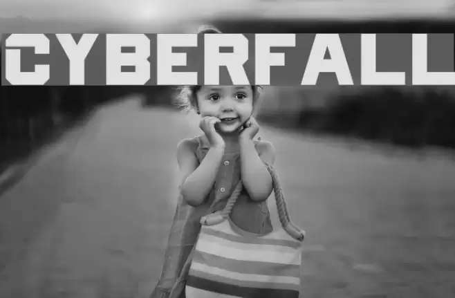 Cyberfall Font examples