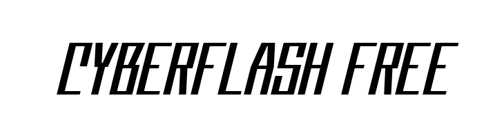 Cyberflash FREE  baixar fontes gratis