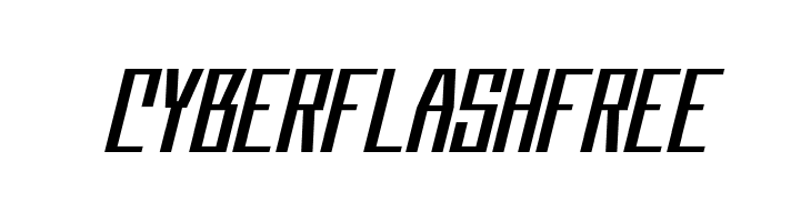 CyberflashFREE  font caratteri gratis