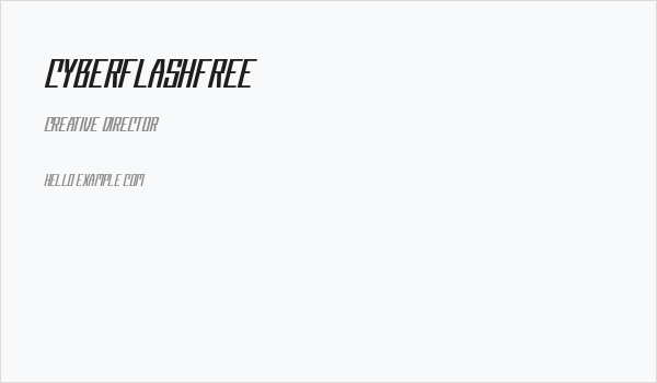 CyberflashFREE Business Card