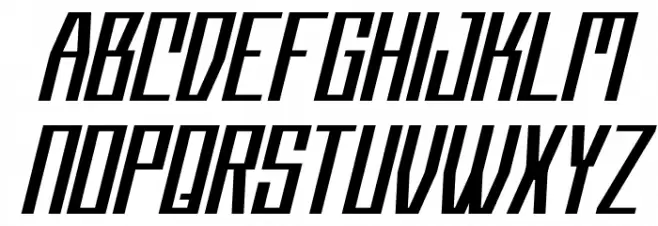CyberflashFREE 字体 小写