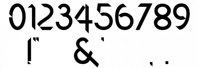 Cyberfunk Font OTHER CHARS