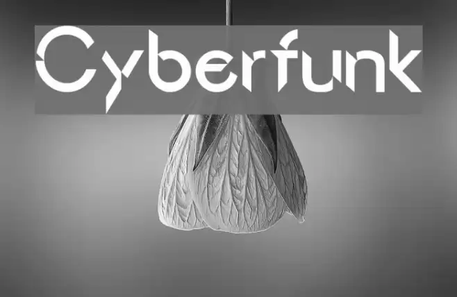 Cyberfunk Font examples