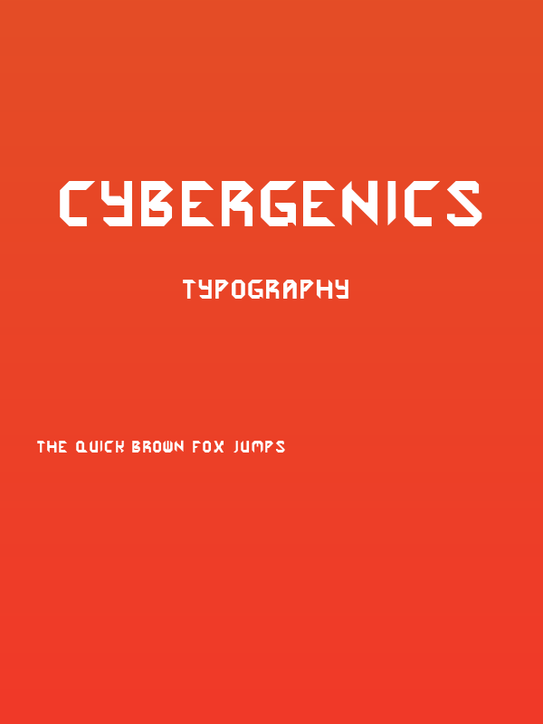 Cybergenics Poster