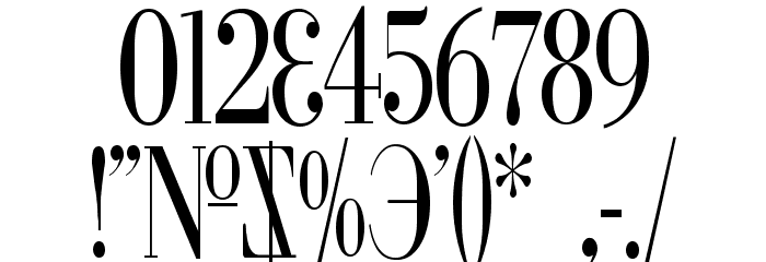 Cyberia Condensed Fuentes OTROS CHARS