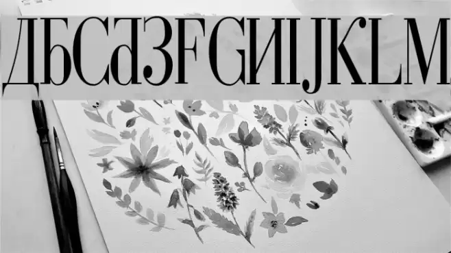Cyberia Condensed Шрифта examples