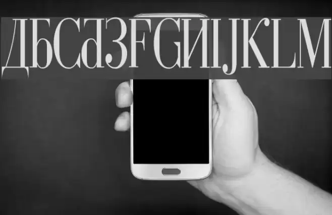 Cyberia Condensed Шрифта examples