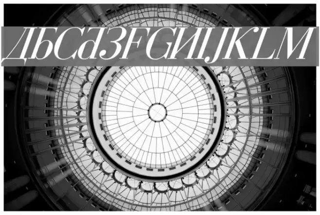 Cyberia Italic Font examples