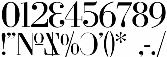 Cyberia Font OTHER CHARS