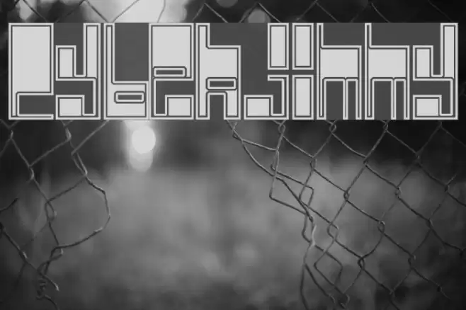 Cyberjimmy Font examples