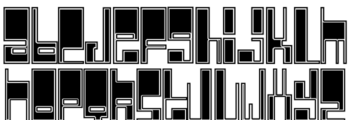 Cyberjimmy Font LOWERCASE