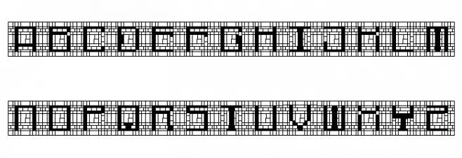 Cybernaut Gamma Regular Schriftart Groß