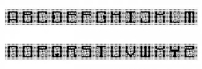 Cybernaut Sigma Regular Font Litere mari