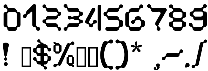 Cybernet Font OTHER CHARS
