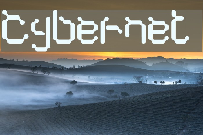 Cybernet Font examples