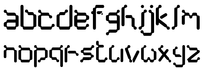Cybernet Font LOWERCASE