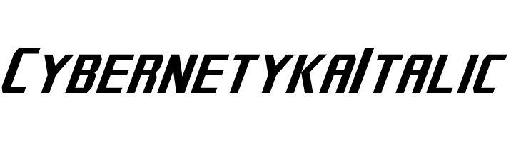 Cybernetyka Italic  Frei Schriftart Herunterladen