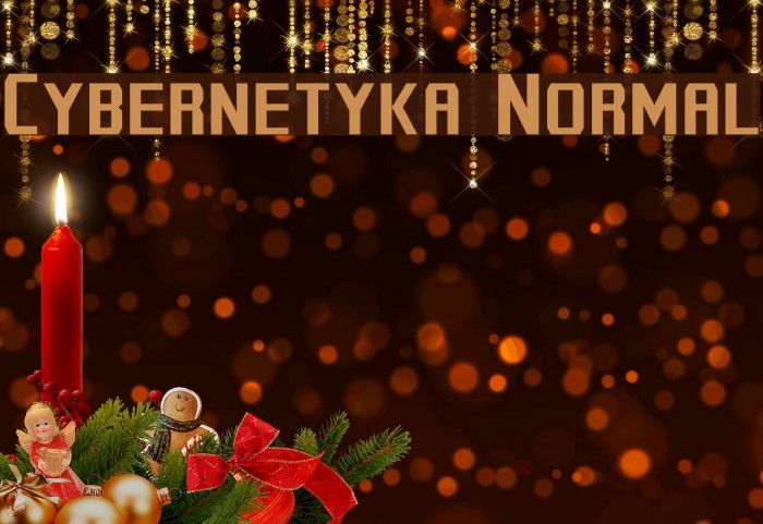 Cybernetyka Normal Font examples