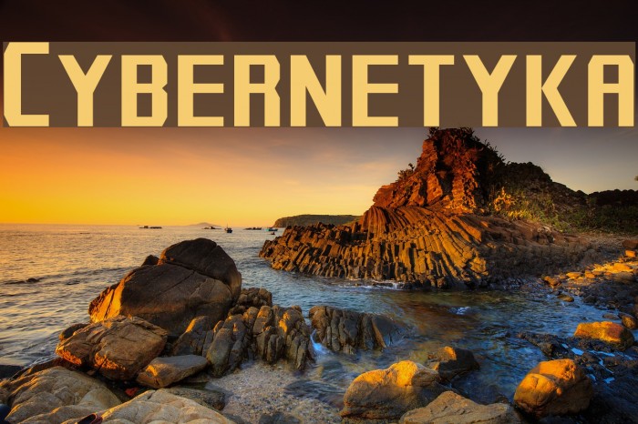 Cybernetyka Font examples