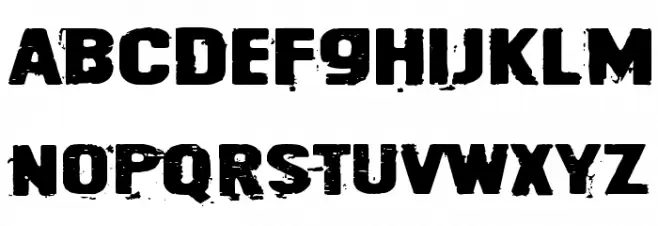 Cyberpnuk2 フォント 大文字