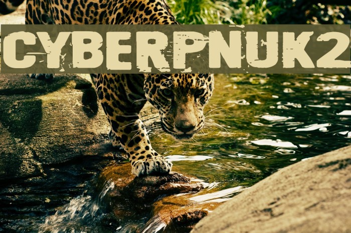 Cyberpnuk2 Font examples