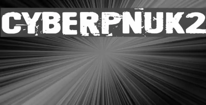 Cyberpnuk2 Font examples