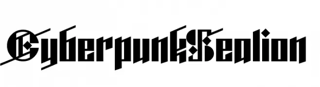 Cyberpunk Sealion  baixar fontes gratis