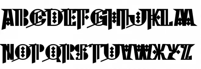 Cyberpunk Sealion 字体 大写