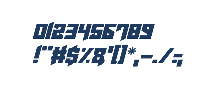 Cyberpunks Italic Other Characters
