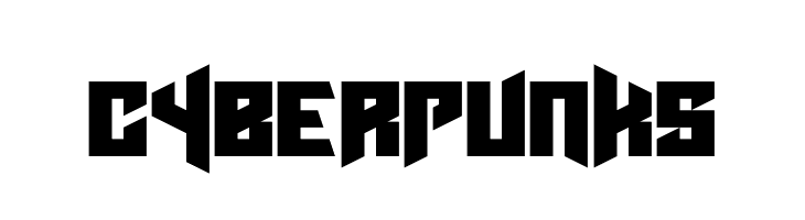 Cyberpunks  Frei Schriftart Herunterladen