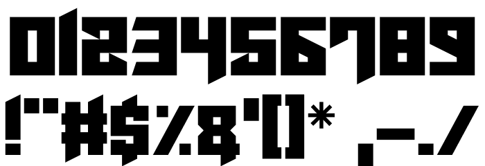 Cyberpunks Font OTHER CHARS