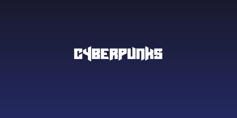 Cyberpunks Social Header