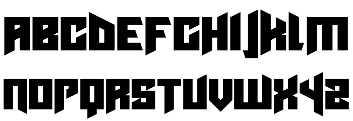 Cyberpunks Font LOWERCASE
