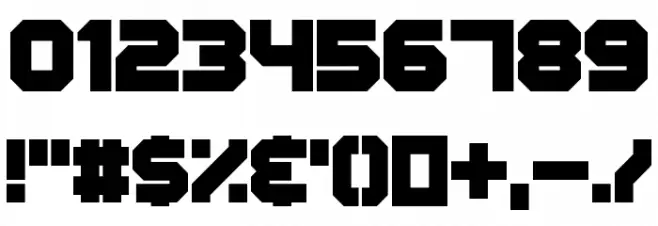 Cyberspace Raceway Back Font OTHER CHARS
