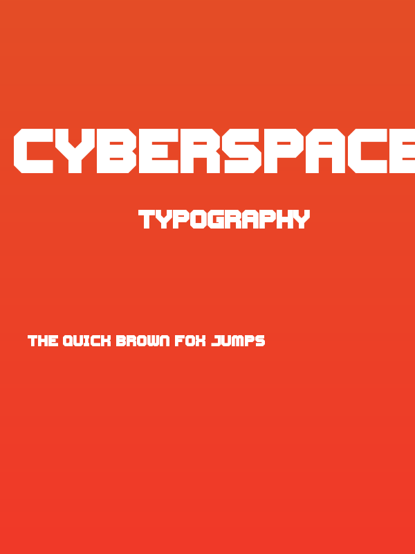 Cyberspace Raceway Back Poster