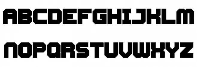 Cyberspace Raceway Back 字体 小写