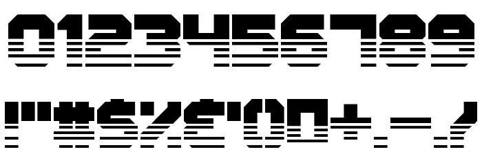 Cyberspace Raceway Front Font OTHER CHARS