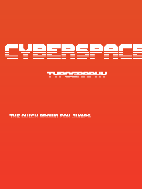 Cyberspace Raceway Front Poster