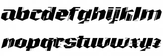 Cyberthic Schriftart Groß