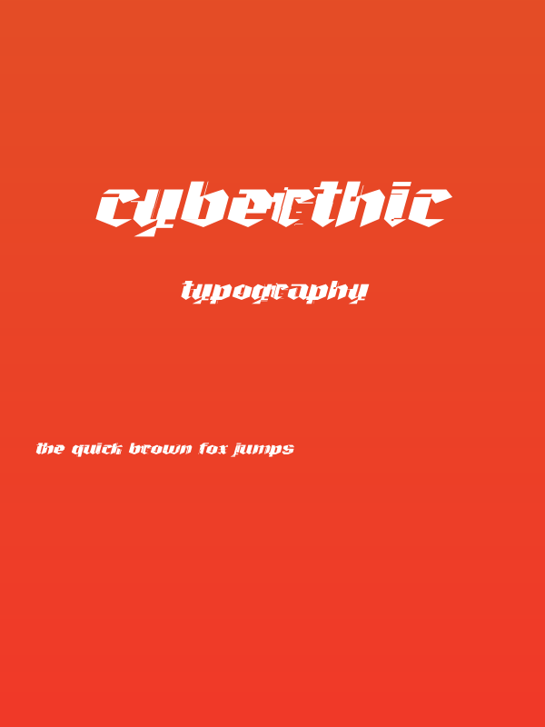 Cyberthic Poster