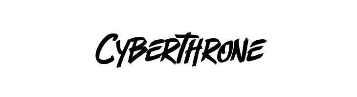 Cyberthrone  font caratteri gratis