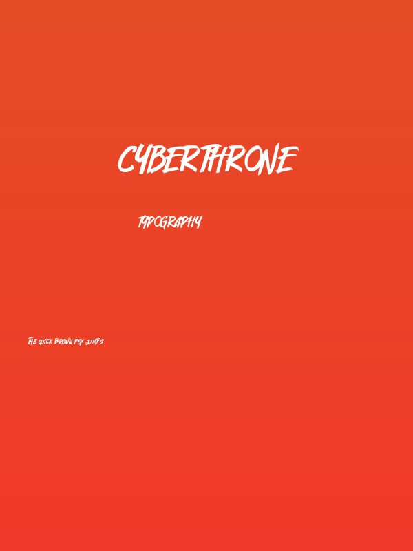 Cyberthrone Poster
