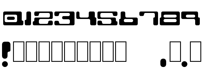 Cybertown Subterranean Font OTHER CHARS